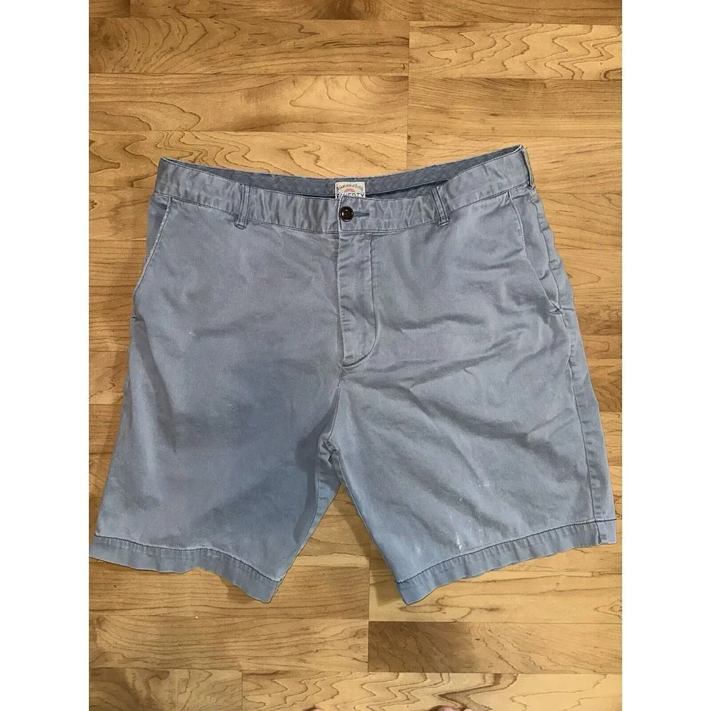 Faherty Men's Stretch‎ Chino Shorts Blue Size 34 See Photos